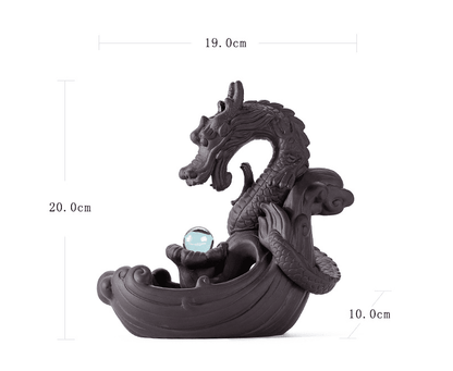 Gibson Blinktongue - Backflow Dragon Incense Burner The Nevermore Gothic Home Decor Dragon Gift