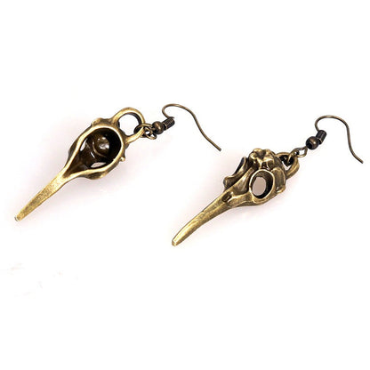 Gilbert Sharpe Crow Head - The Nevermore Gothic Earrings