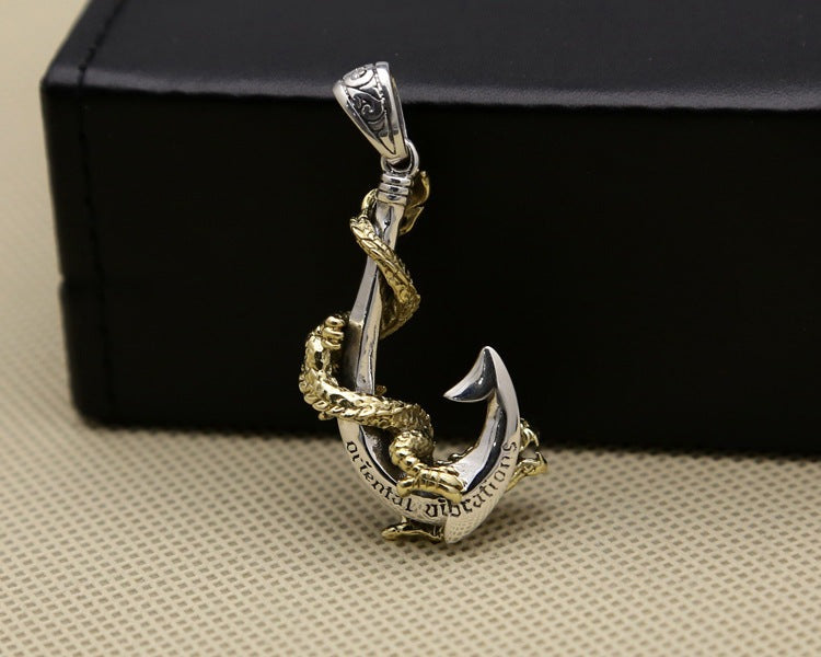 Golden Dragon Mariner - The Nevermore Men's Pendant Hook Golden Dragon