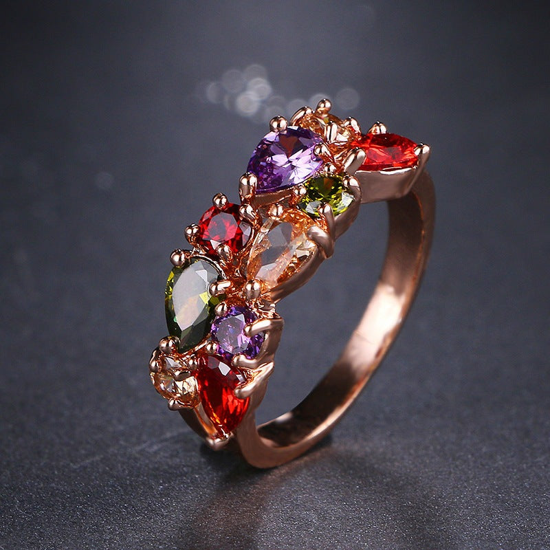 Golden Grace - The Nevermore Female Zircon Ring