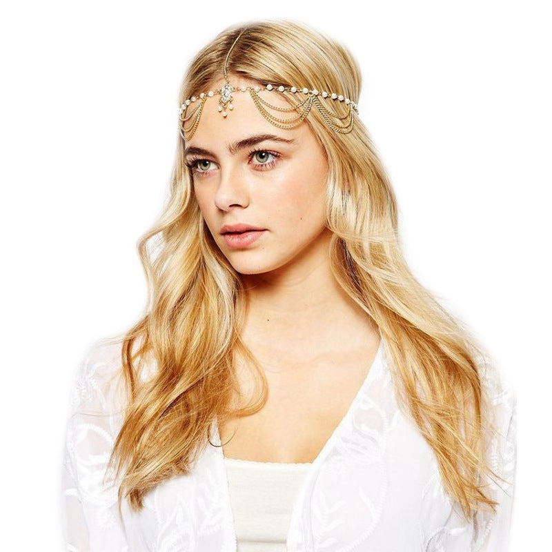 Hair Accessories with Pearl - The Nevermore Headband