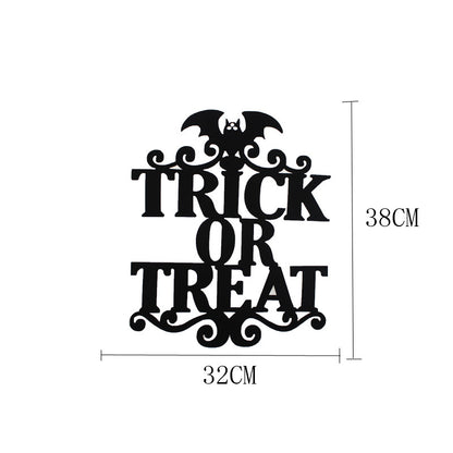 Halloween Door Hangers With Non Woven Fabric - The Nevermore Gothic Home Decor