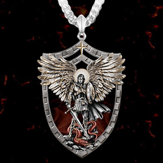 Holy Guardian Archangel Michael - The Nevermore Pendant Necklace