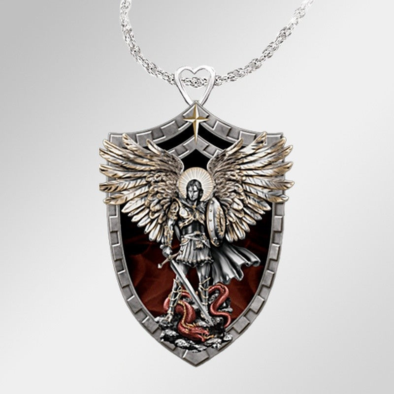 Holy Guardian Archangel Michael - The Nevermore Pendant Necklace