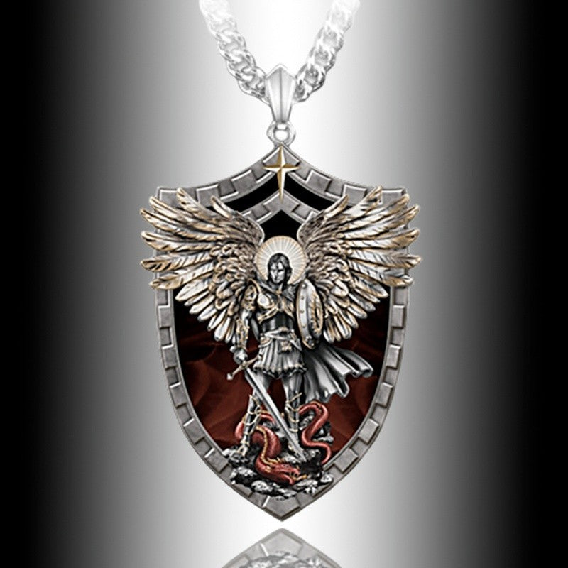 Holy Guardian Archangel Michael - The Nevermore Pendant Necklace