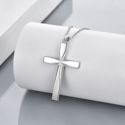 Holy Redemption Cross - The Nevermore 925 Sterling Silver Pendant Necklace