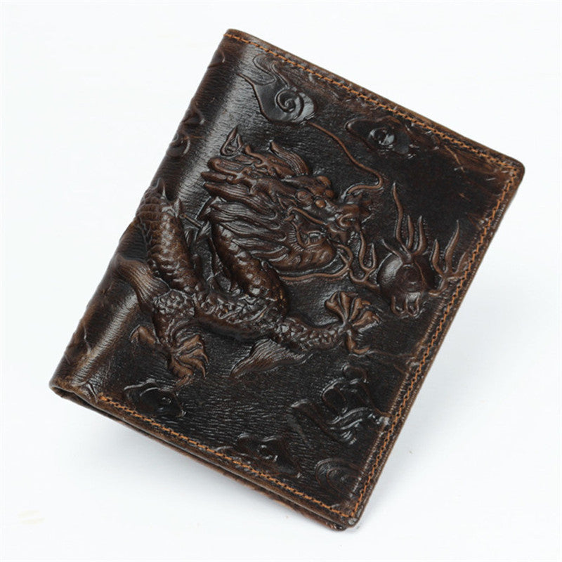 Hurley Snickerflame Dragon - The Nevermore Gothic Retro Handmade Men's and Women's Wallet