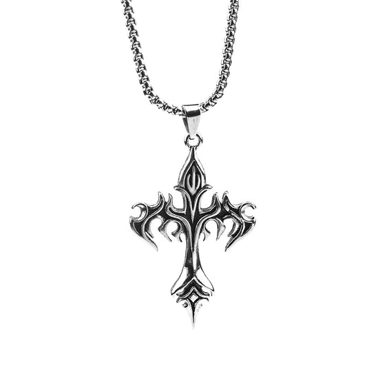 Ignition Crucifix The Nevermore Gothic Pendant Necklace