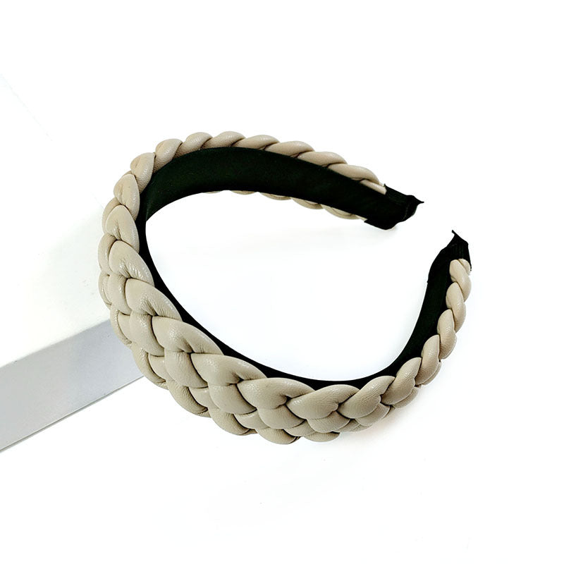 Inconstant Prison - Leather Braid Headband by The Nevermore