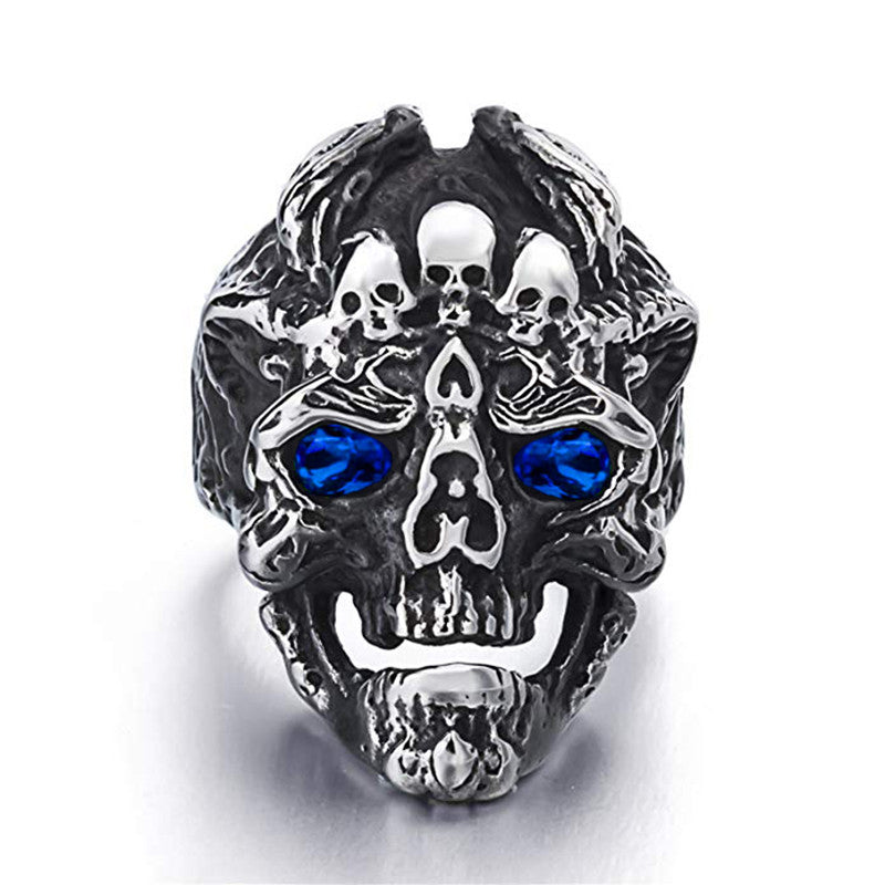 Inferno Demon Cranium - The Nevermore Gothic Ring