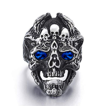 Inferno Demon Cranium - The Nevermore Gothic Ring