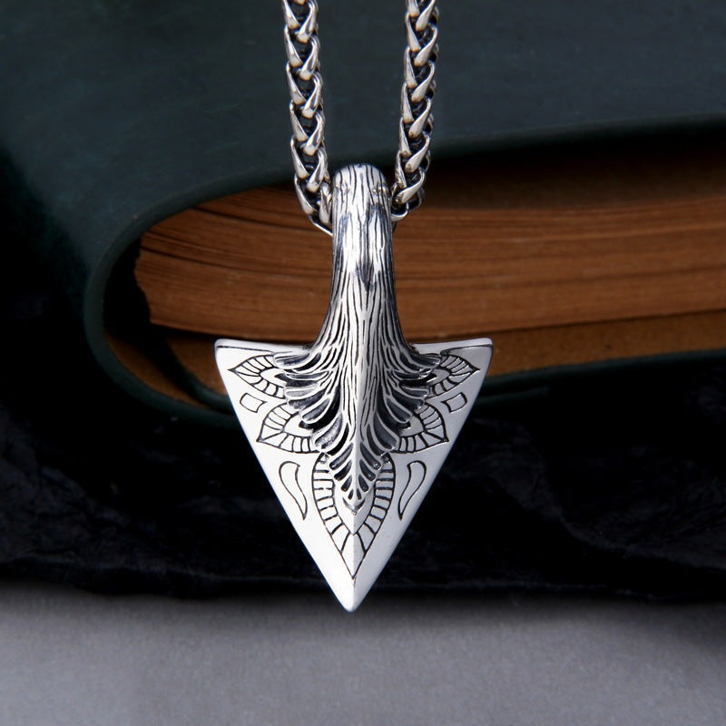 Infinite Echo Amulet - The Nevermore Sterling Silver Axe Pendant