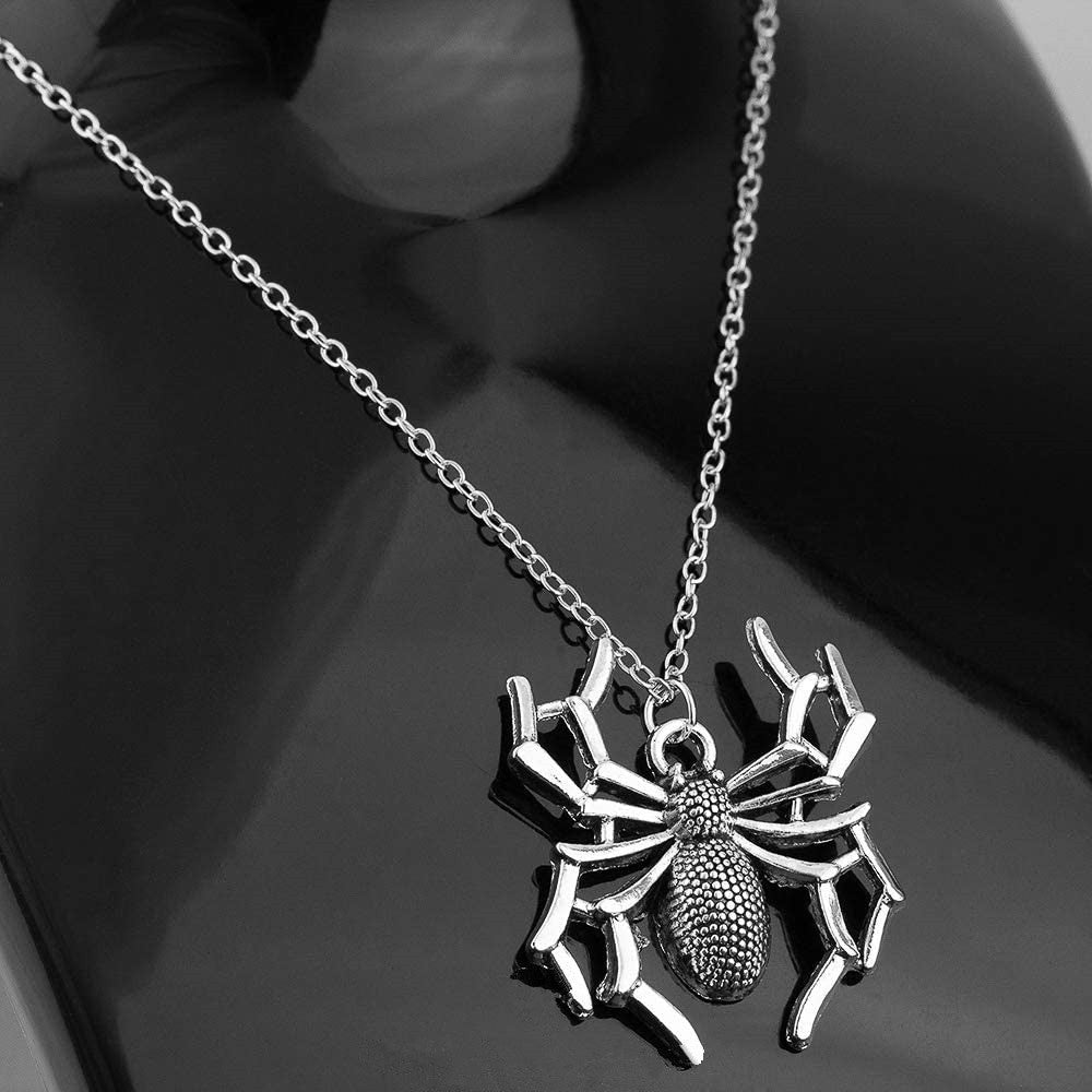 Isolde Abyss - The Nevermore Gothic Pendant for Women Necklace Spider Halloween Gift