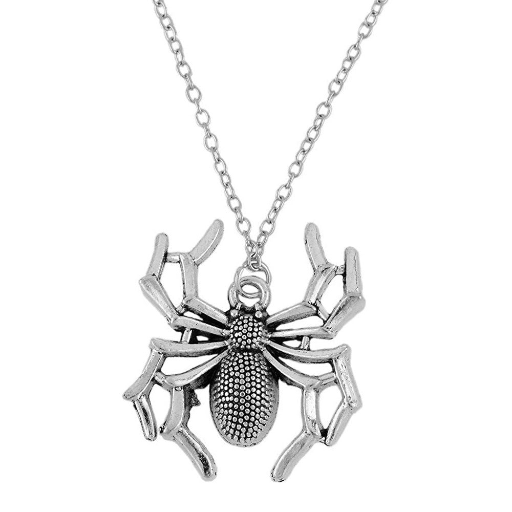 Isolde Abyss - The Nevermore Gothic Pendant for Women Necklace Spider Halloween Gift