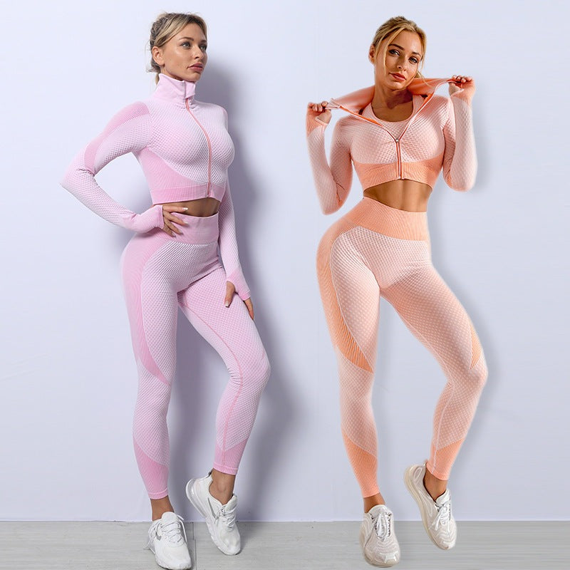 Jesimae - The Nevermore Sport Set for Women Leggings - Crop Top - Jacket