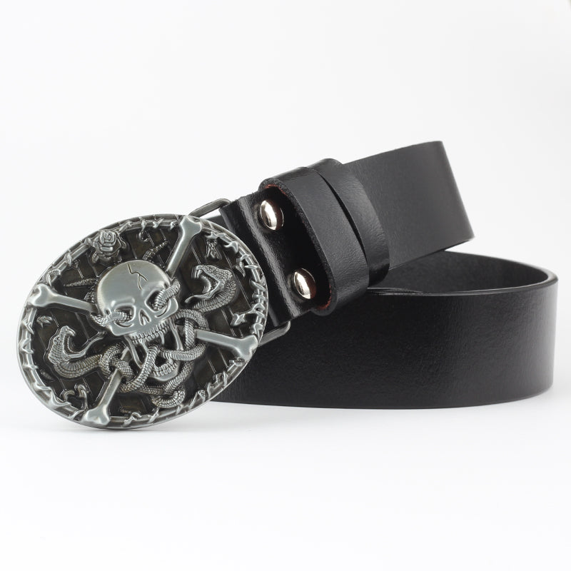 Jett Noir - The Nevermore Gothic Belt Skull of Piratis