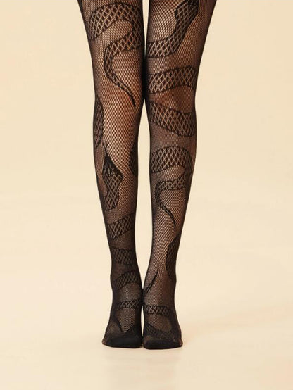 Jolene Etherdancer - The Nevermore Gothic Socks Pantyhose Fishnet Underwear