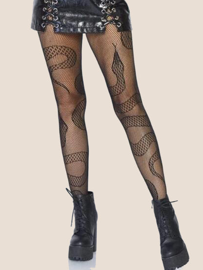 Jolene Etherdancer - The Nevermore Gothic Socks Pantyhose Fishnet Underwear