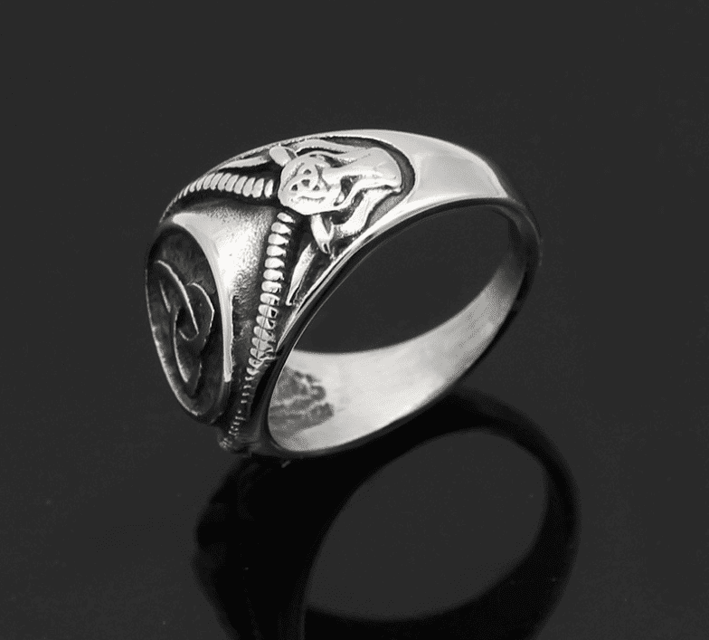 Jotunheim Frost - The Nevermore Viking Men's Ring