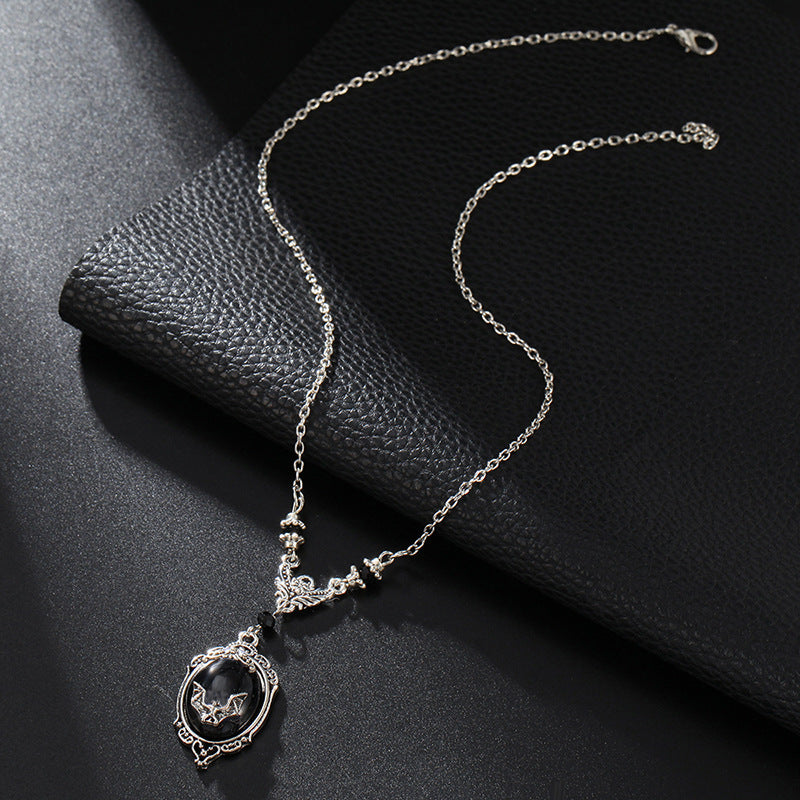 Kieran Quinn - The Nevermore Pendant Black Gem Necklace