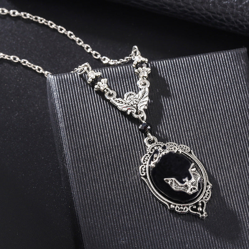 Kieran Quinn - The Nevermore Pendant Black Gem Necklace