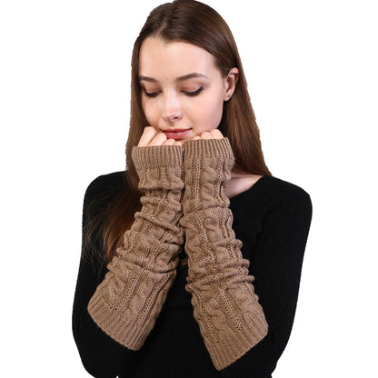 Knitted sleeve gloves - The Nevermore Gloves for Women