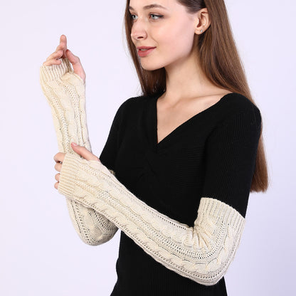 Knitted sleeve gloves - The Nevermore Gloves for Women