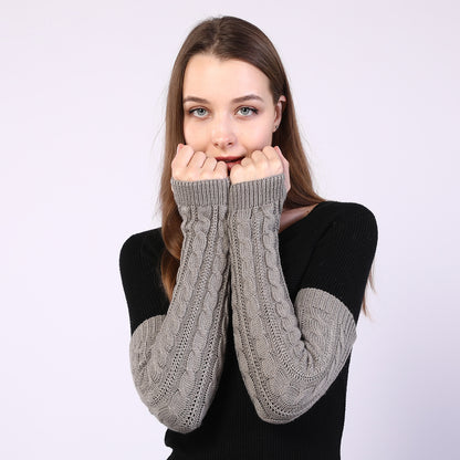 Knitted sleeve gloves - The Nevermore Gloves for Women