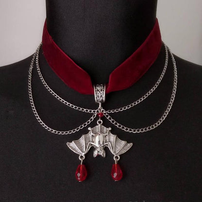 Lane Darkstorm - The Nevermore Gothic Choker Pendant Necklace