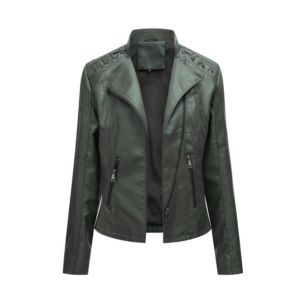 Laramie Piñeda - The Nevermore Women's Leather Jackets