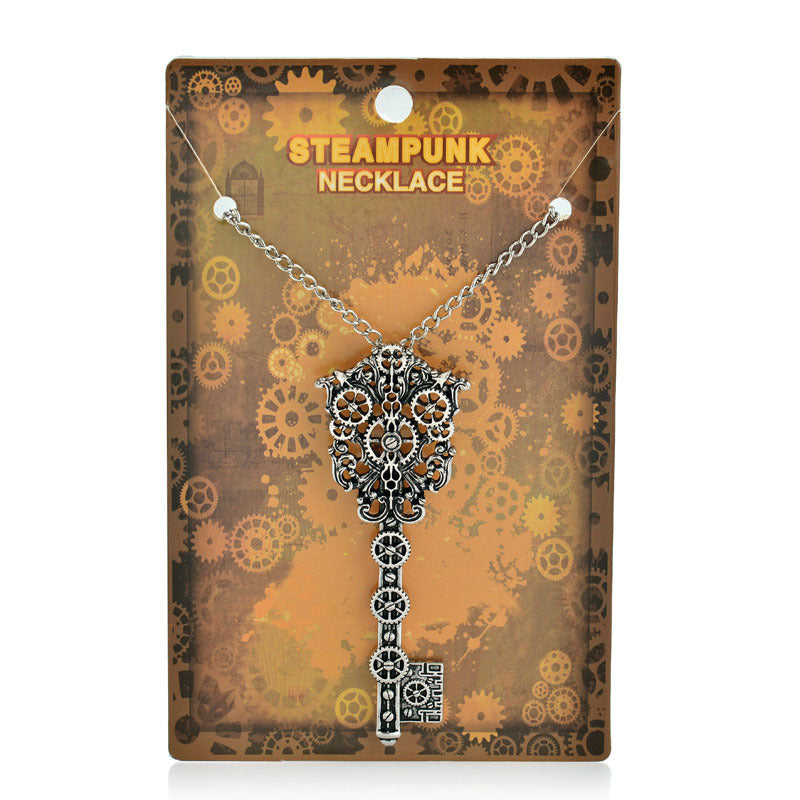 Large Gear Key - The Nevermore Steampunk Pendant