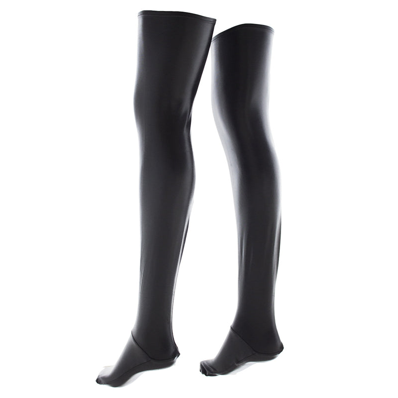 Leather Patent Socks - The Nevermore Underwear Socks for Woman