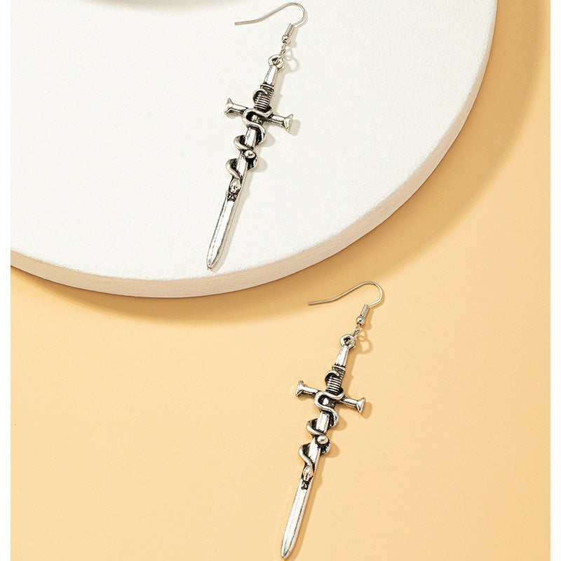 Leopold Bleakstone - The Nevermore Gothic Earrings Sword