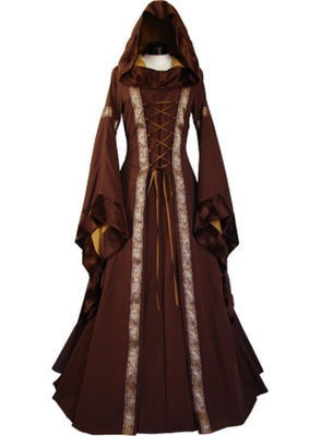 Lora Breston - The Nevermore Victorian Steampunk dress Hooded Vintage