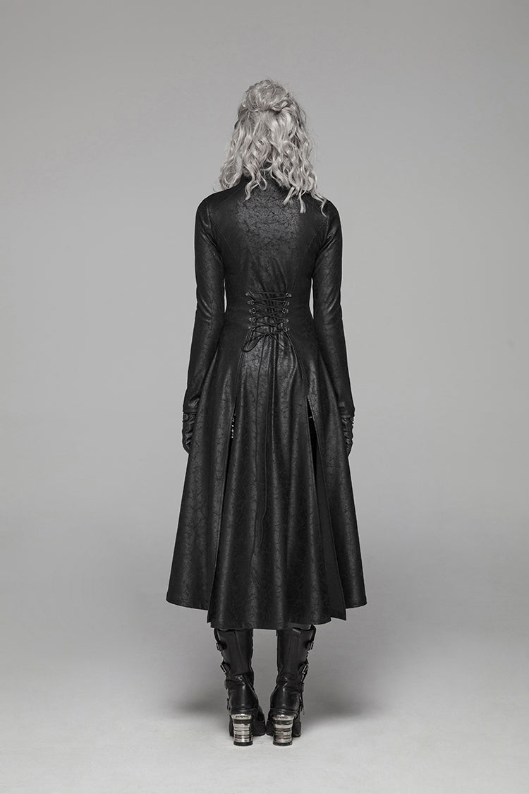 Love Under Will - The Nevermore Gothic Jacket for Women Cracked Knit