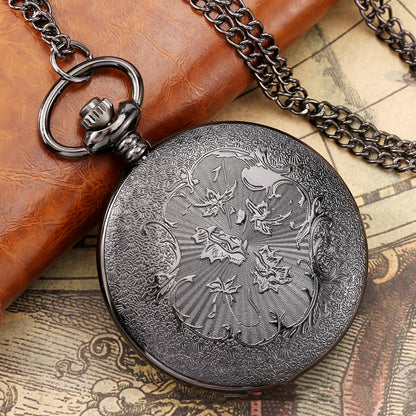 Lucius Spellweaver - The Nevermore Pocket Watch Starry Literal Hollow Pattern