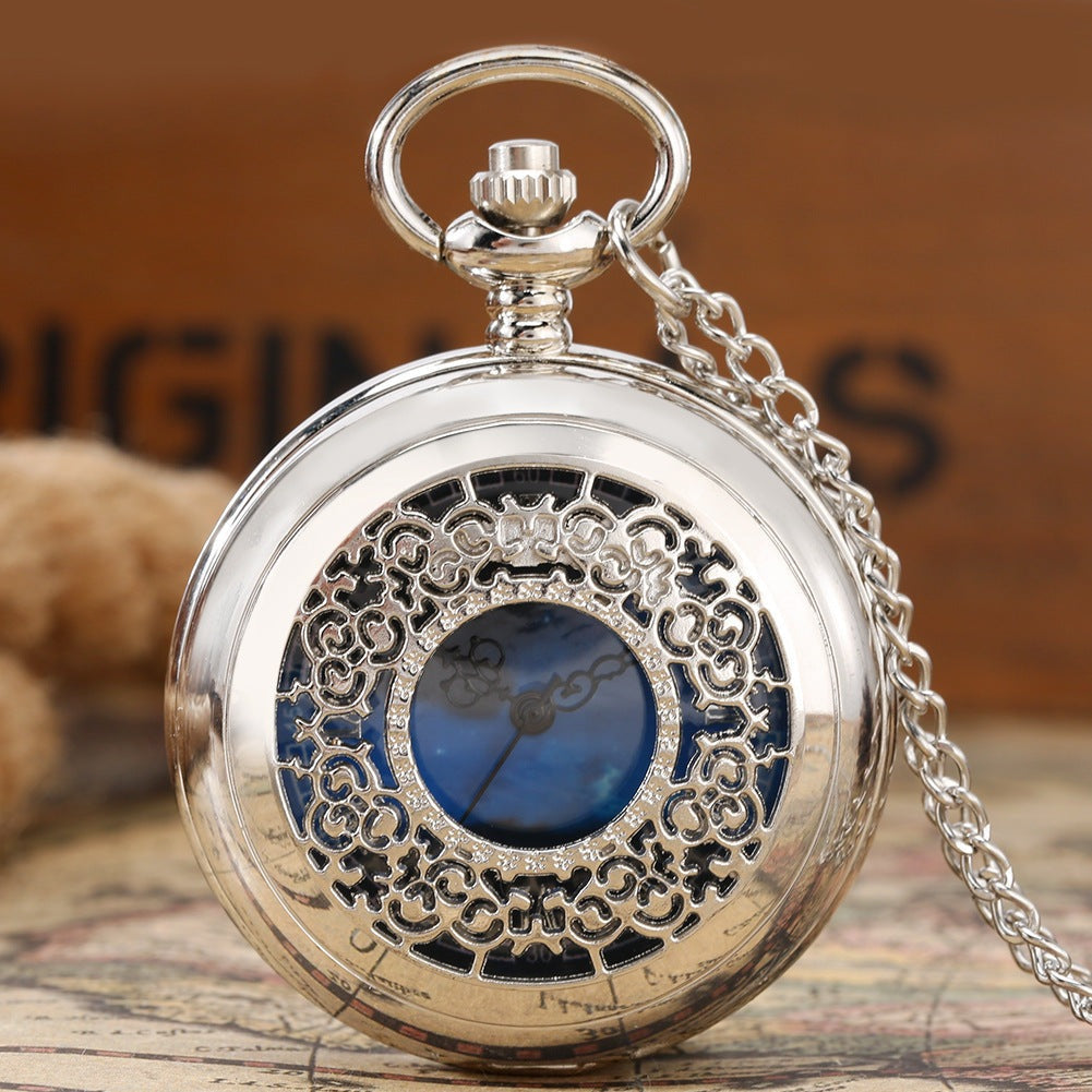 Lucius Spellweaver - The Nevermore Pocket Watch Starry Literal Hollow Pattern