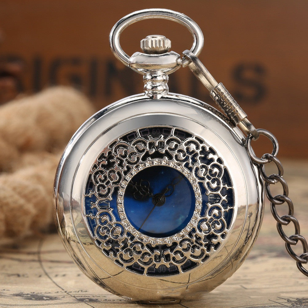 Lucius Spellweaver - The Nevermore Pocket Watch Starry Literal Hollow Pattern