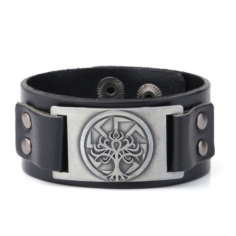 Lucky Tree - The Nevermore Leather Bracelet