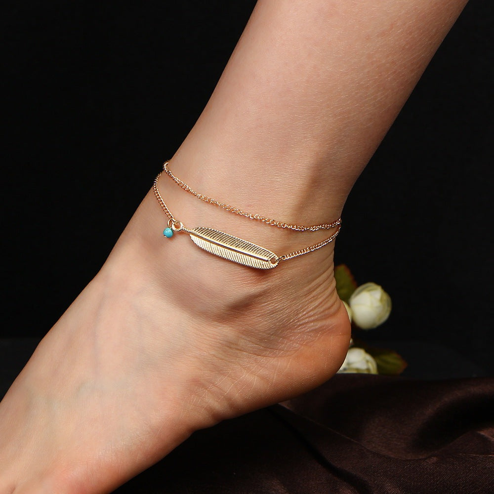 Luminous Adornments - The Nevermore Boho Anklet