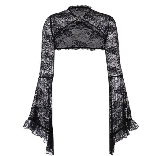 Luna Weave - The Nevermore Women Short Lace Cardigan