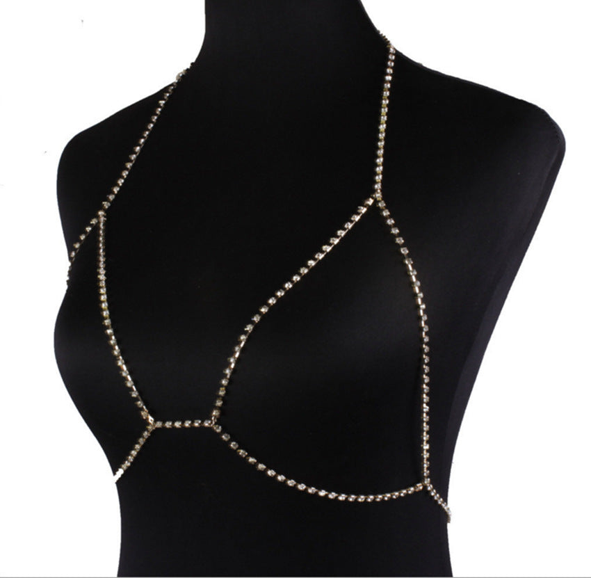 Lunar Gleam - The Nevermore Women's Rhinestone Body Chain