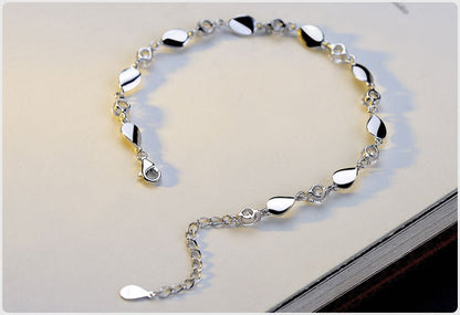 Lunaria Gleam – Sterling Silver Zircon Bracelet by The Nevermore