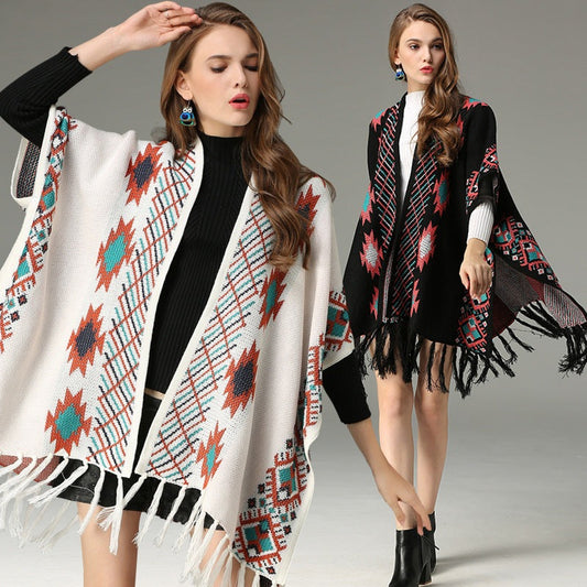 Malinda Hamilton - The Nevermore Boho Coat fringed cardigan