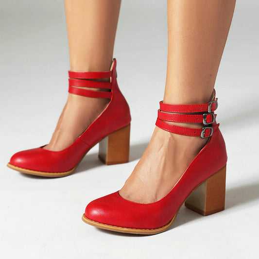 Mary Jane Shoes High Heels - The Nevermore Shoes for Woman