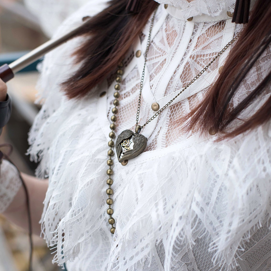 Mechanical Heart - The Nevermore Steampunk Pendant