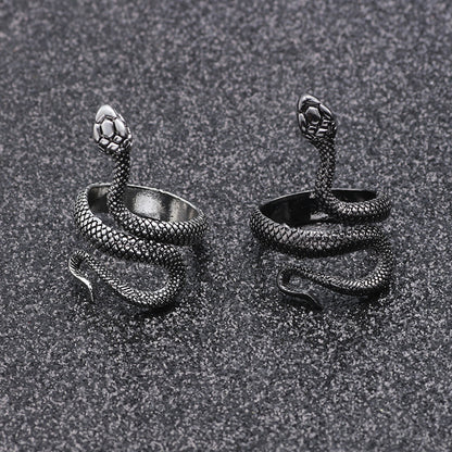 Misery Gravestone Snake - The Nevermore Gothic Ring