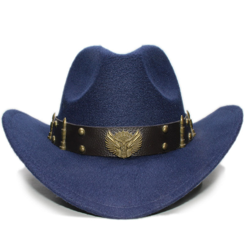 Montgomery Brassfire - The Nevermore Woollen Western Cowboy Hat for Men