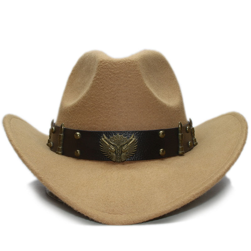 Montgomery Brassfire - The Nevermore Woollen Western Cowboy Hat for Men