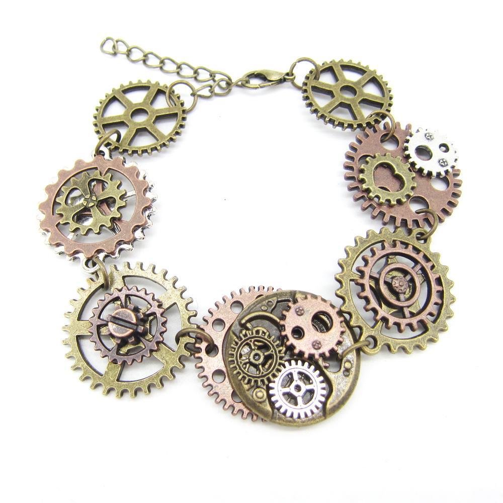 Multi Gears - The Nevermore Steampunk Bracelet